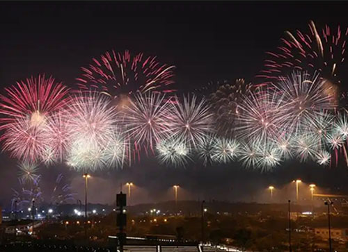 长顺县焰火晚会